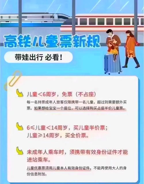 带4名儿童坐高铁到底需要买几张票