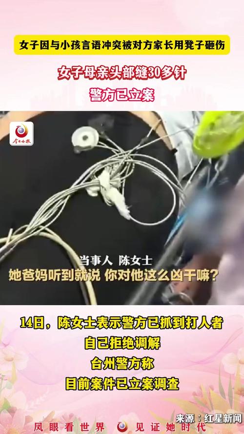 女子遭小孩冲突引发家长殴打事件