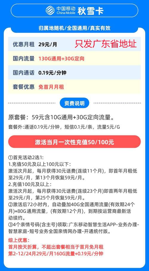手机卡免哪些费用？免流量吗？