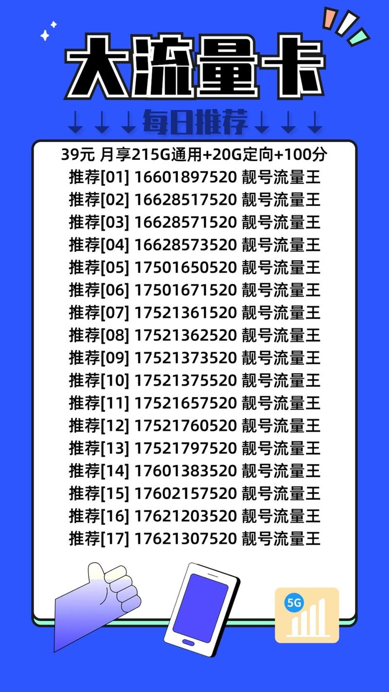 全国流量卡有哪些？手机靓号如何选择？