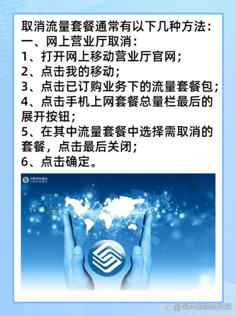 移动物联卡怎么样取消套餐流量？