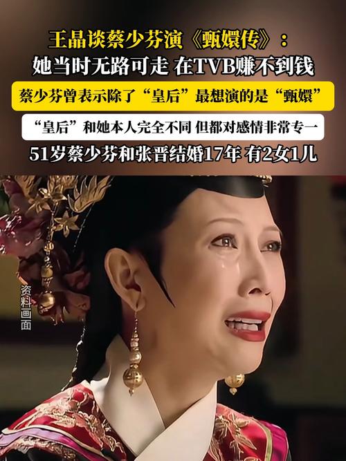 王晶谈蔡少芬出演甄嬛传背后的无奈与困境