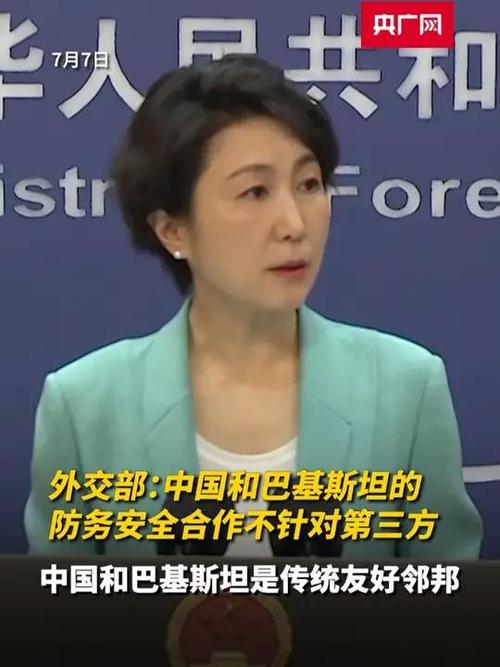 外交部：中巴关系不受第三方影响