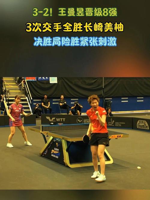 王曼昱3-2逆转长崎美柚晋级8强