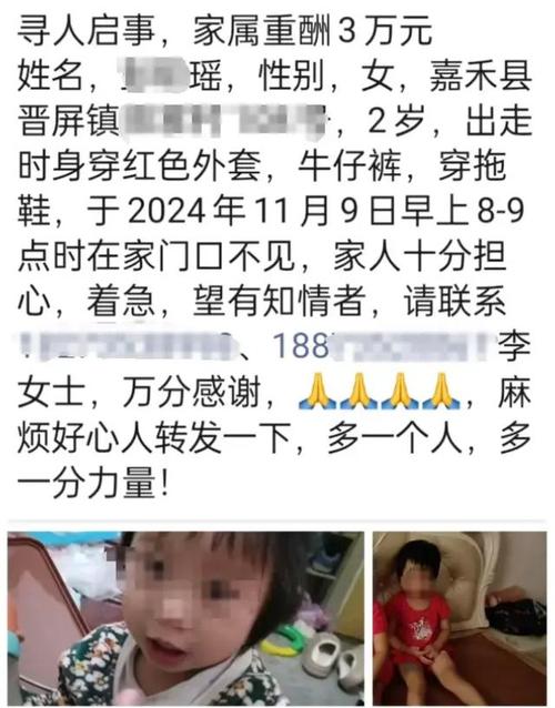 湖南两岁女童家门口失踪事件