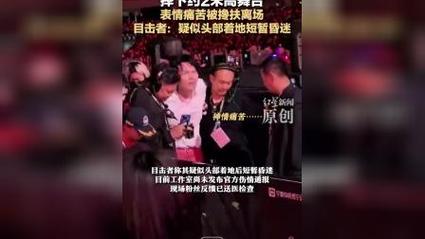 杨宗纬摔下舞台 目击者称疑短暂昏迷