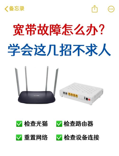 中国宽带红灯亮如何处理?