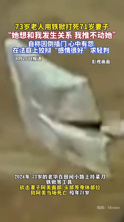 73岁老人打死71岁妻子，一审无期徒刑判决