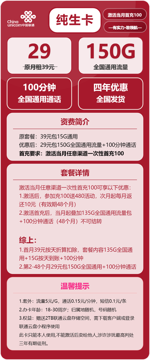 深圳的联通卡套餐怎么样?