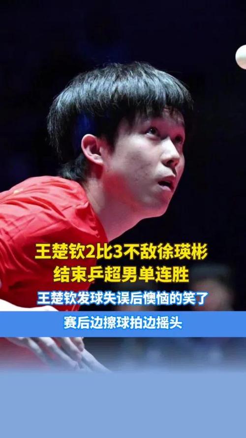 王楚钦遭遇失利，2比3不敌徐瑛彬