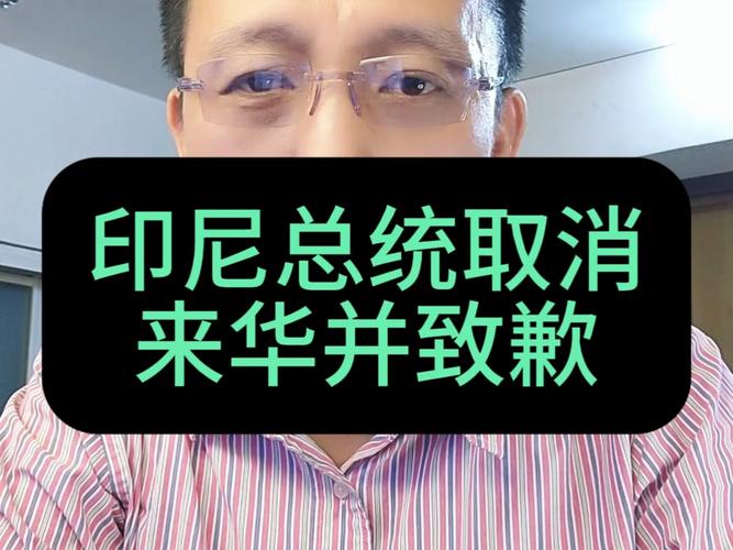 中方回应“印尼总统取消来华”
