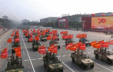 九三阅兵战旗方队BGM刷屏