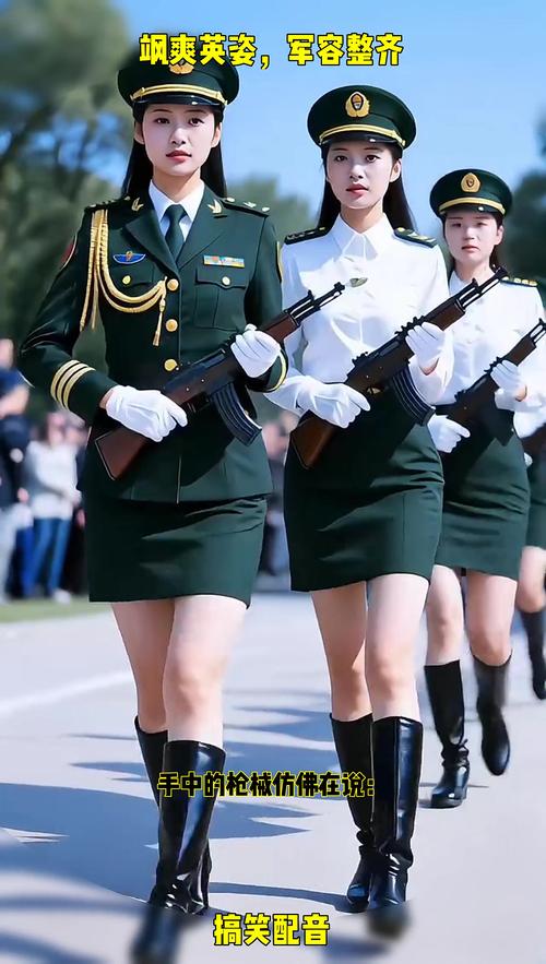 阅兵场上英姿飒爽 彩排花絮活泼开朗