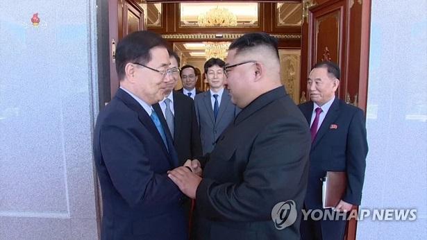 金正恩只回了韩议长一个字