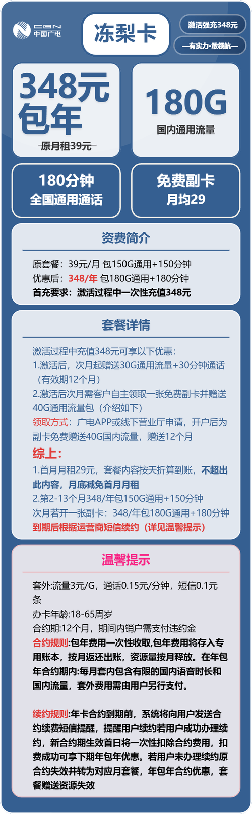 广电卡包年套餐是什么？时间怎么算？