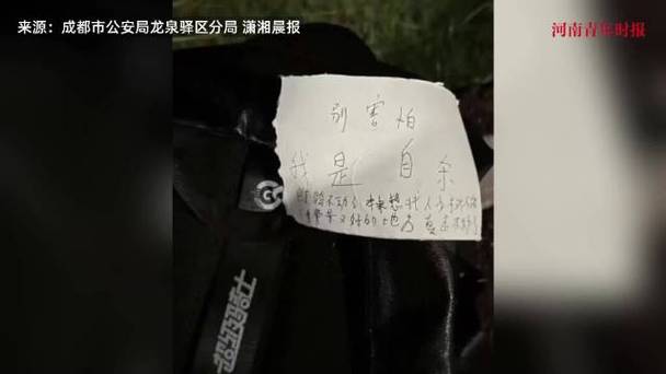 成都女子公园自缢，遗书揭示背后故事