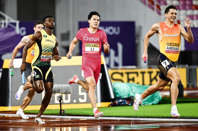 中国男子4x400接力刷新全国纪录