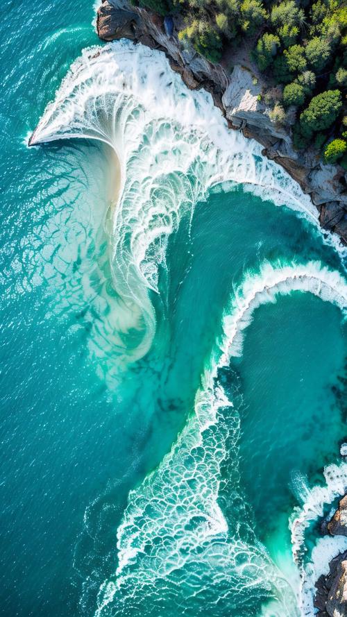海浪你见过 但“旗浪”你见过吗