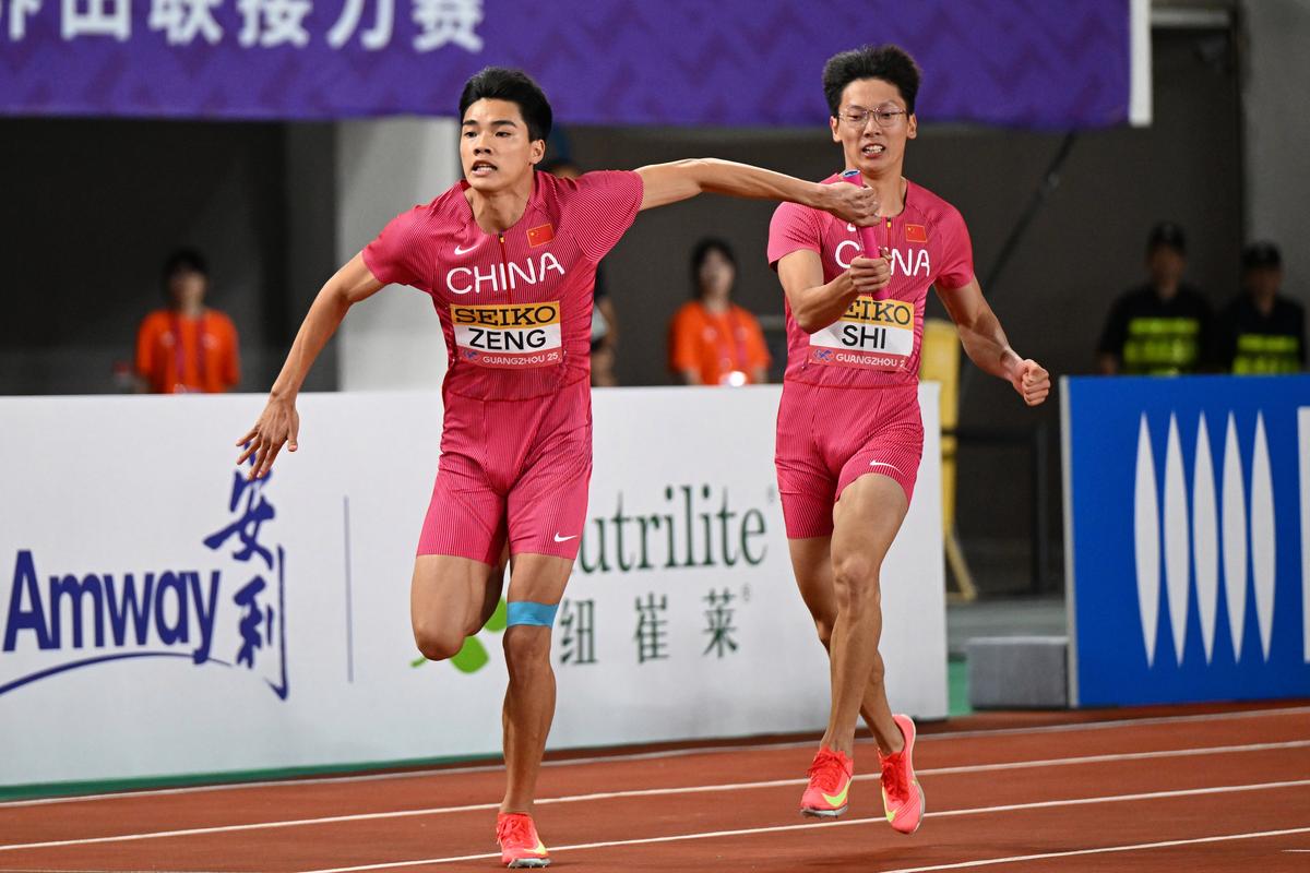 中国男子4x100接力无缘世锦赛决赛