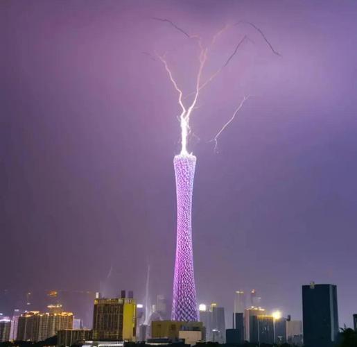 广州塔“定塔神器”出现明显摆动