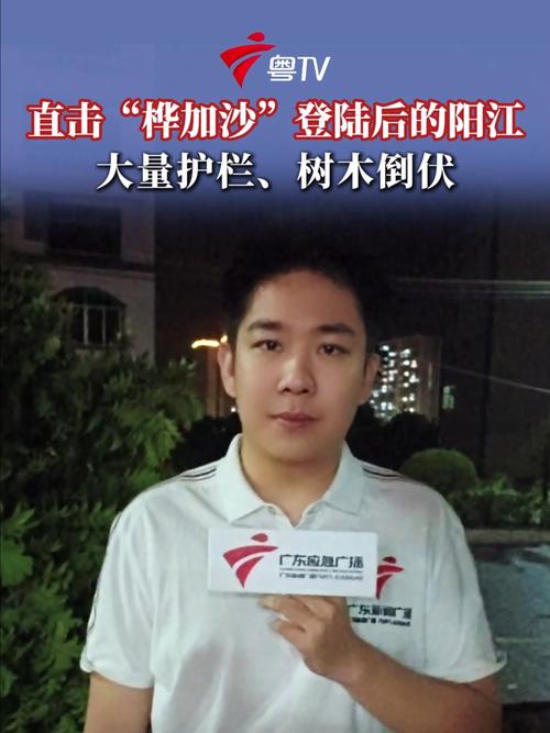 桦加沙狂袭阳江 湖面翻腾树木狂舞