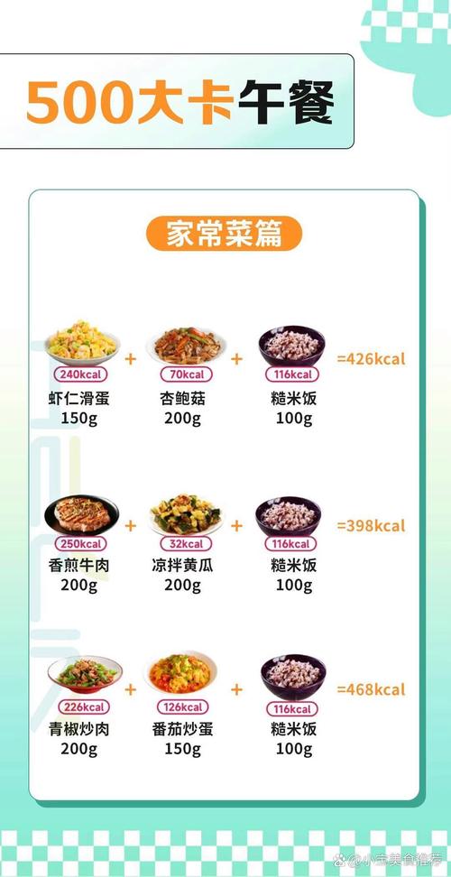 五百大卡的套餐有哪些?