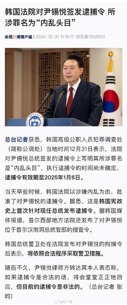 尹锡悦自述理由请求保释