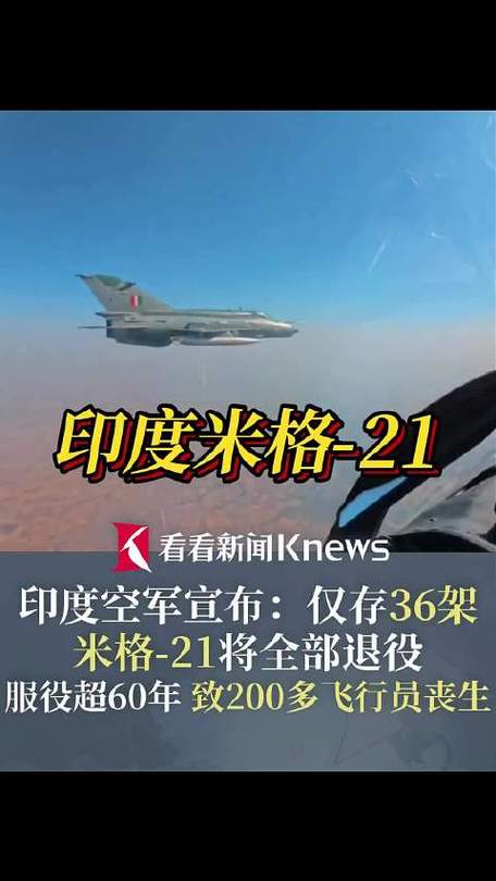 印度空军举行仪式，全面退役米格-21战机