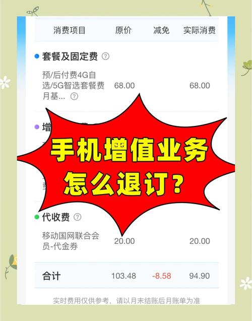 老卡移动手机套餐怎么退订？