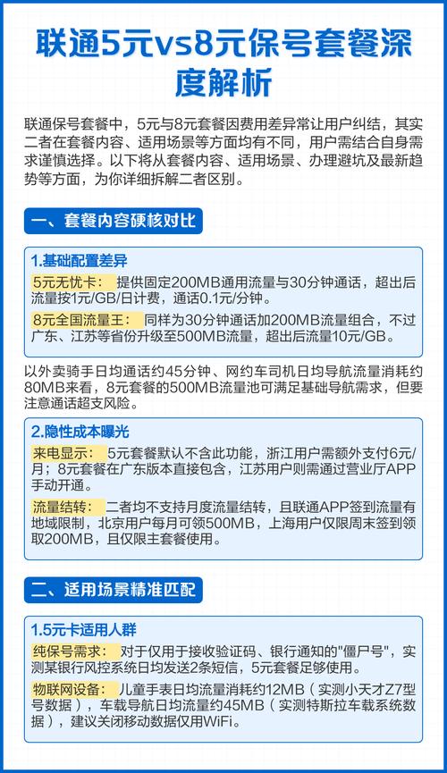 联通卡怎么搞保号套餐？