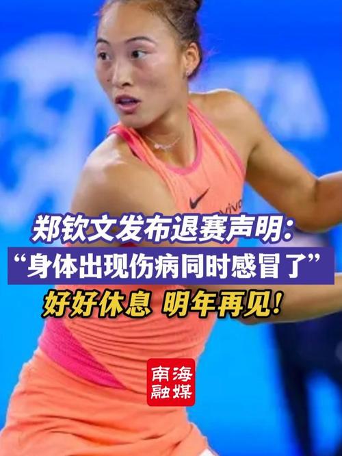 郑钦文中网因伤退赛