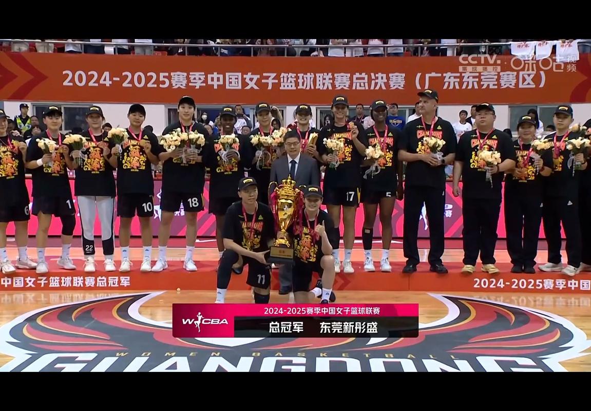 广东女篮勇夺FIBA亚洲女篮联赛冠军