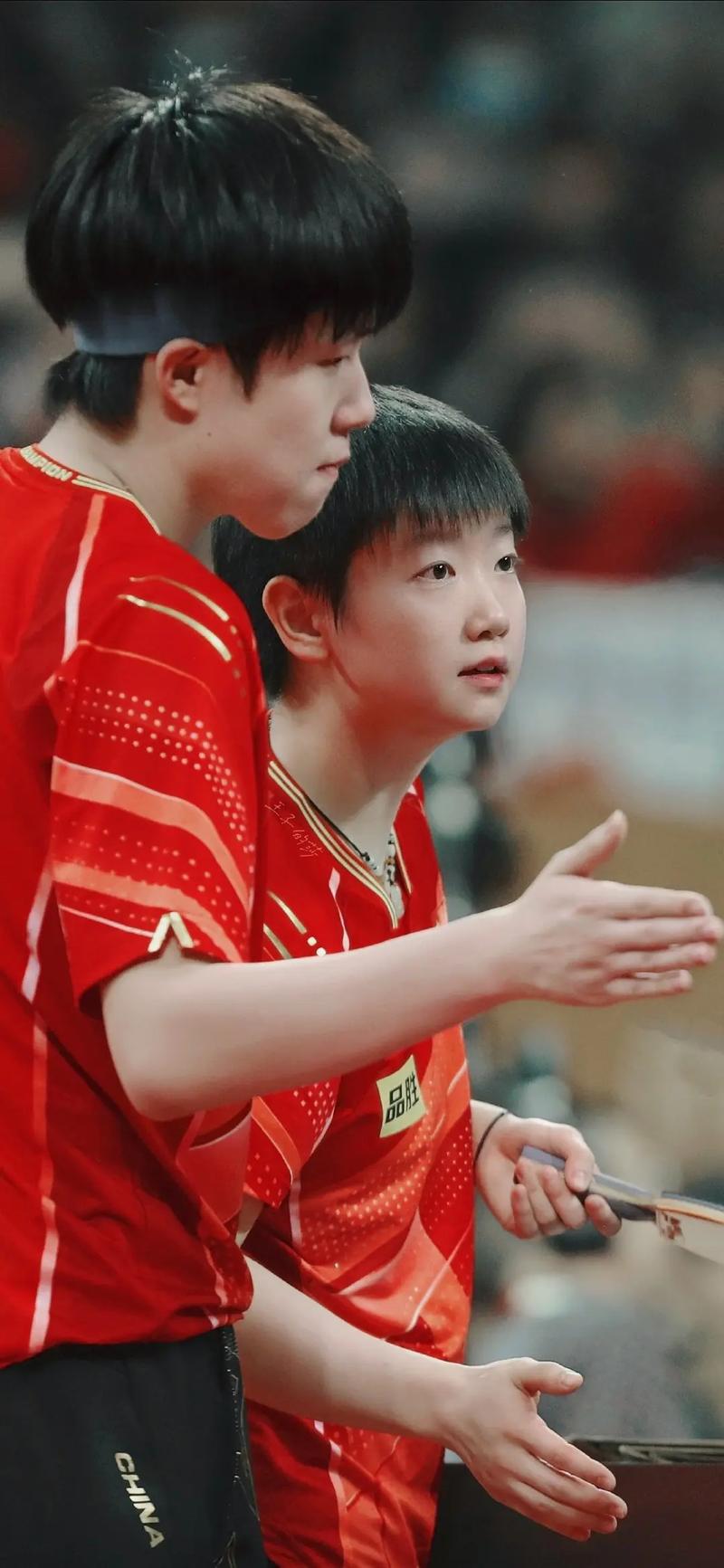 王楚钦/孙颖莎3-1逆转 晋级混双八强