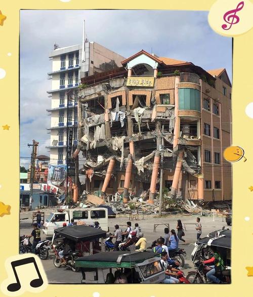 菲律宾强震后的余震频发，已记录795次余震
