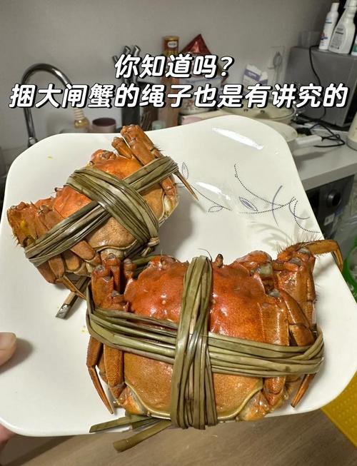 大闸蟹捆绑超重，绳子重量占半