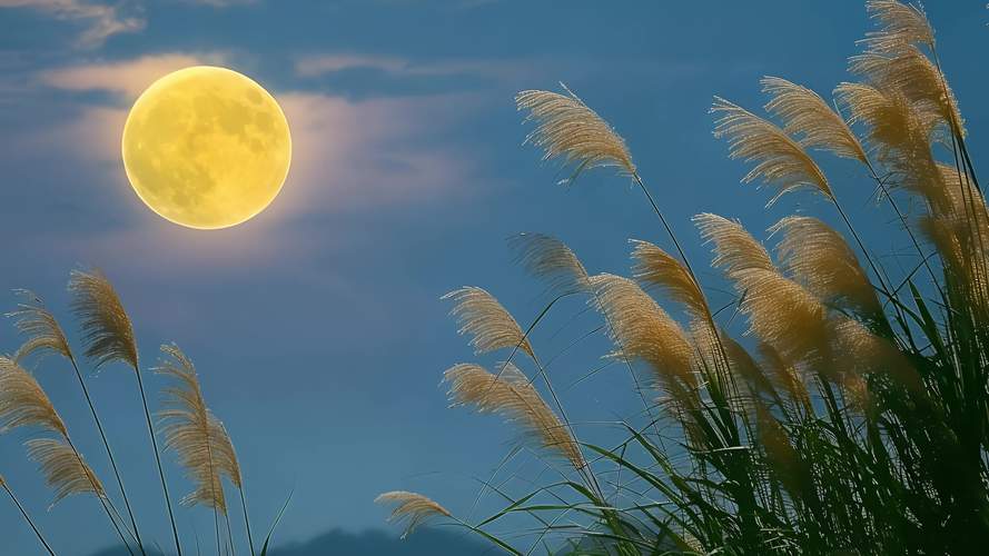 中秋赏月，延时摄影下的月夜之美