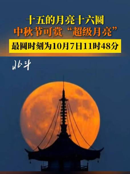 中秋超级月亮，壮观景象引瞩目