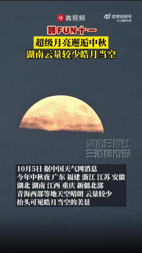 中秋超级月亮