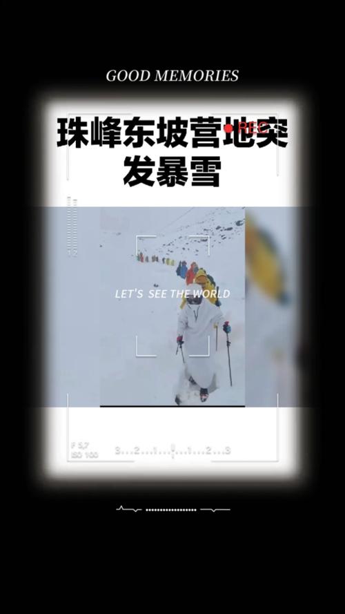 珠峰暴雪来袭，向导与搜救犬带领百人紧急撤离