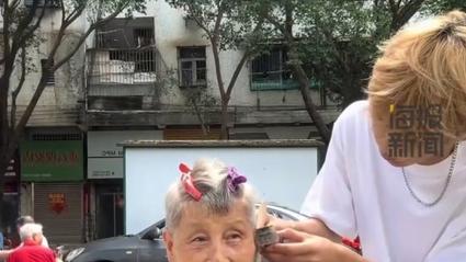 小伙回应免费为老人剪王嘉尔发型发型秀爱心行动