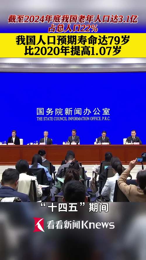 中国人口预期寿命持续上升