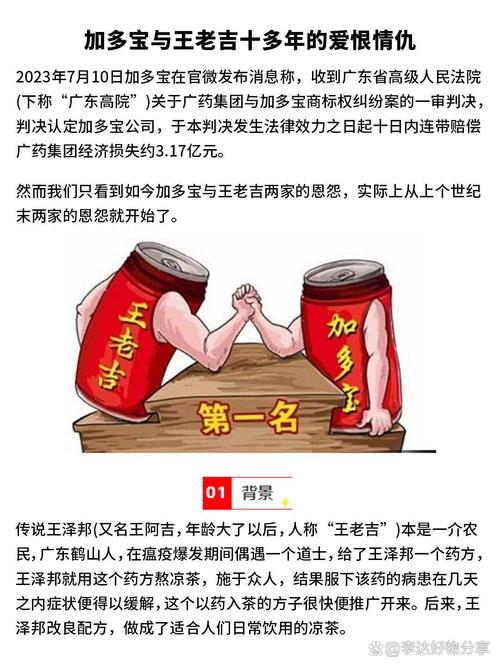 加多宝与王老吉再次上演商标争夺大战