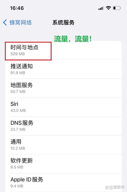 手机自动跑流量是哪些没关?