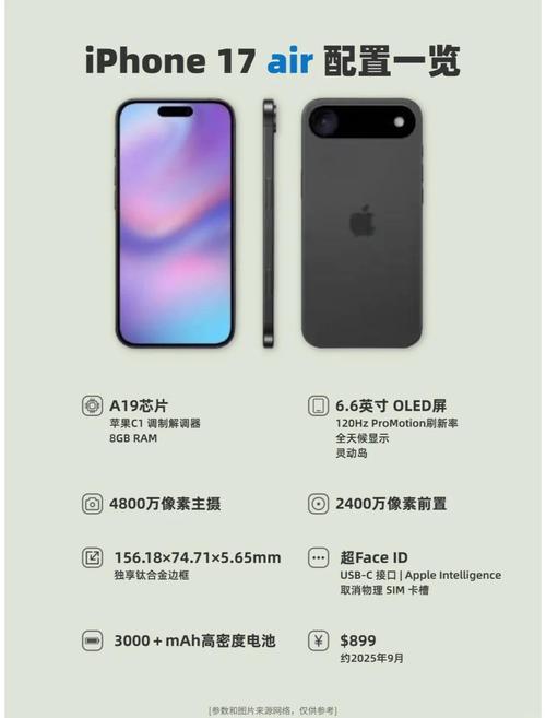 国行iPhone Air预购启动，10月17日开启预订