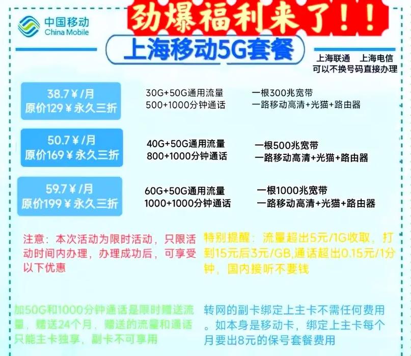能携号转的套餐有哪些卡?