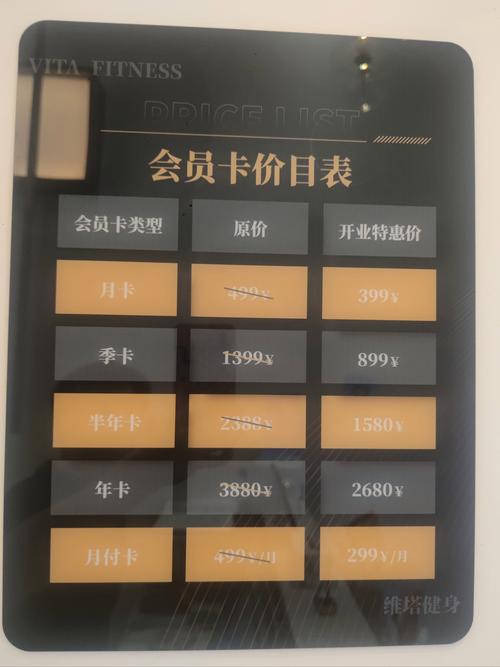 健身卡双人套餐有哪些项目？价格如何？