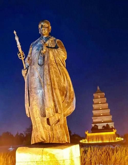 大雁塔玄奘铜像青苔背后的AI故事