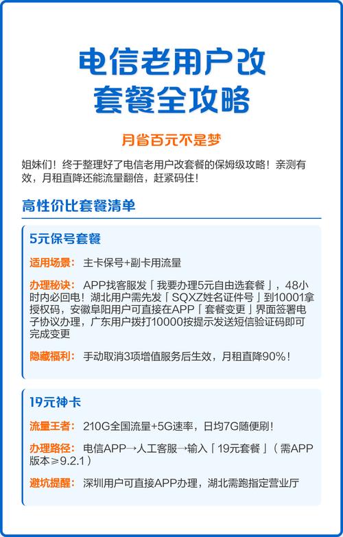 怎么把电信卡套餐改最低?