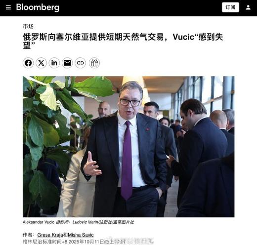 武契奇否认对欧盟和俄罗斯投机行为传闻