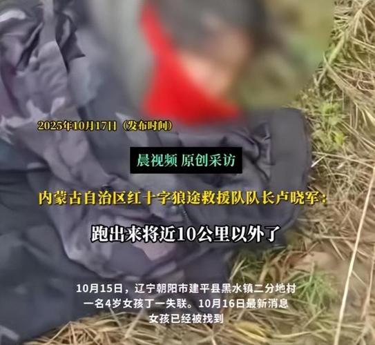 派出所所长找到失踪四岁女童后感动落泪